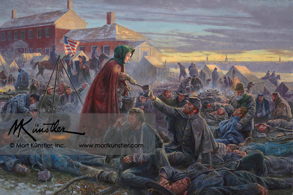 Angel of the Battlefield, The by Mort Kunstler — Vladimir Arts USA Inc