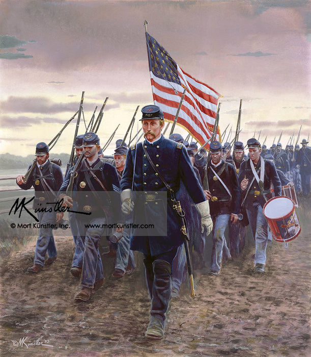 Chamberlain and the 20th Maine By Mort Kunstler