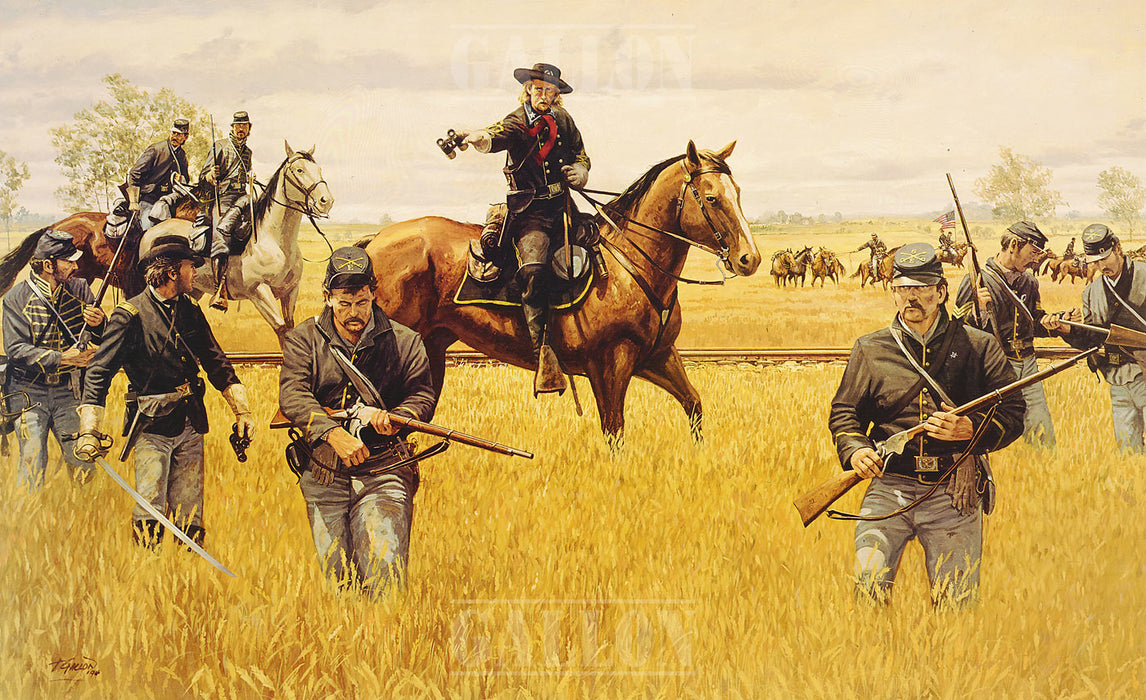 Custer at Hanover by Dale Gallon