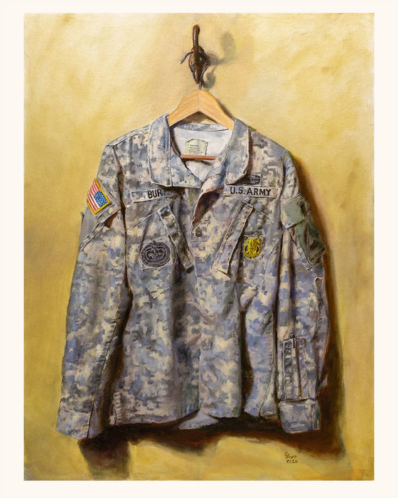 Duty OIL PAINTING by Charles Burt