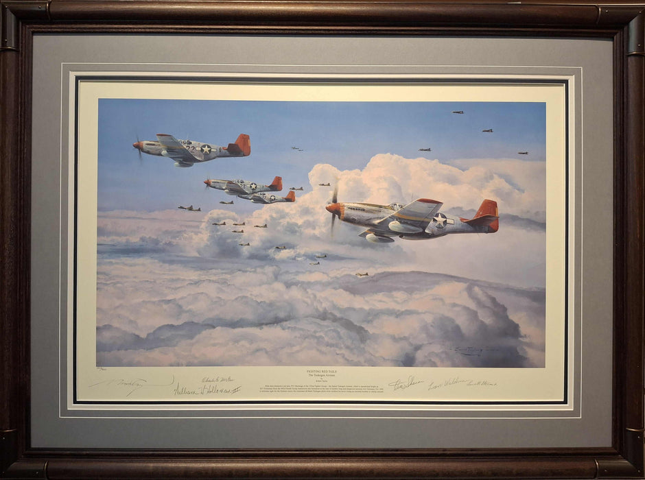 Fighting Red Tails by Robert Taylor FRAMED