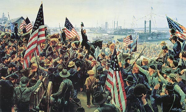 Glorious Fourth, The - by Mort Kunstler