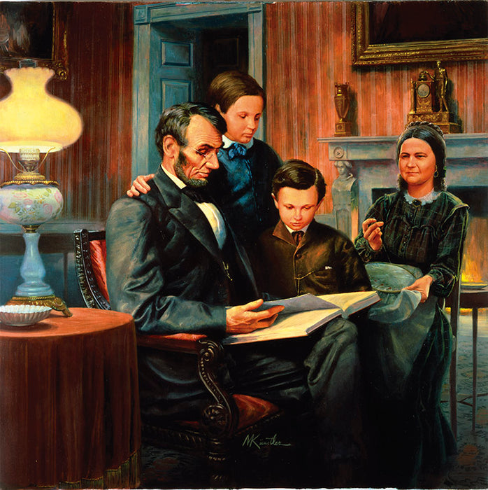 Lincoln, Family Man by Mort Kunstler