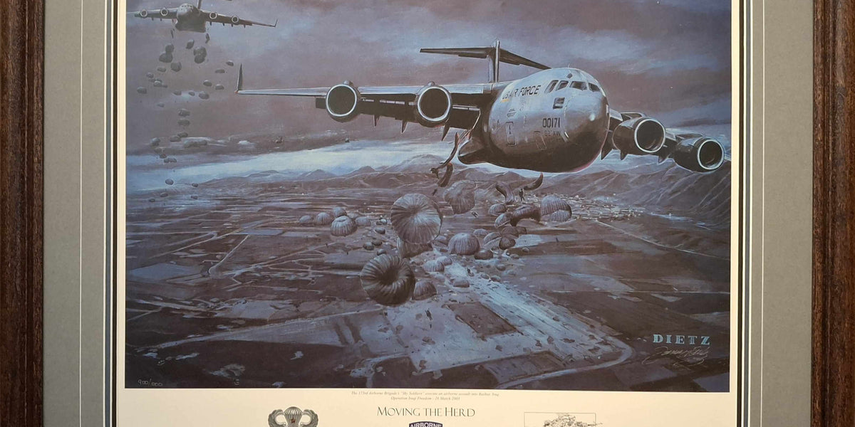 平地/Plains LEB Signed Artist Proof Moving the Herd by James DIetz - Rare Limited Edition Print