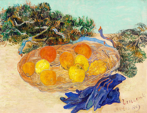 Oranges, Lemons, Blue Gloves by Vincent Van Gogh - Vladimir Arts USA Inc