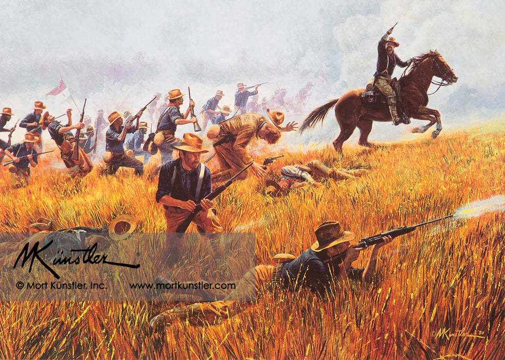 Rough Riders, The - by Mort Kunstler