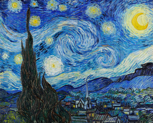 The Starry Night by Vincent Van Gogh - Vladimir Arts USA Inc