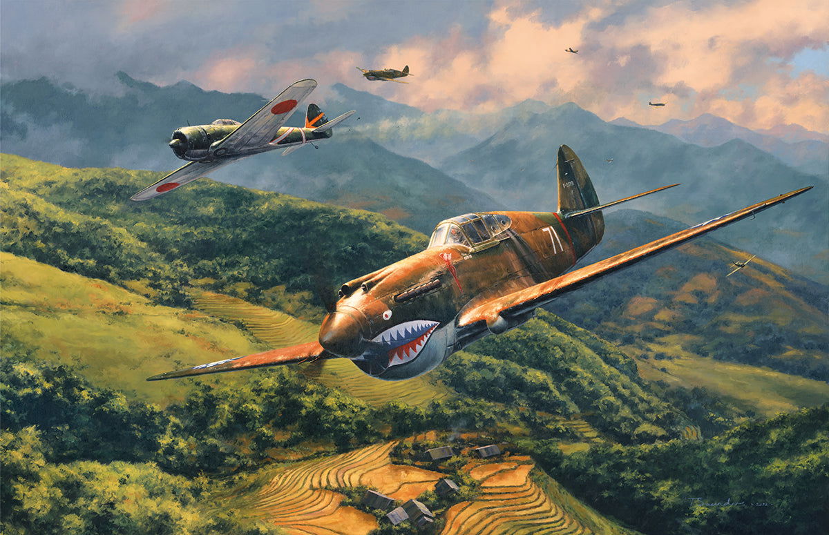 Tiger Fight By Anthony Saunders — Vladimir Arts USA Inc