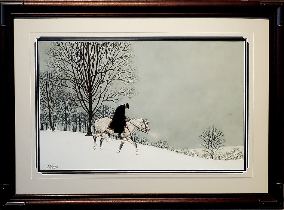 Winter at Valley Forge by Arnold Friberg :Framed