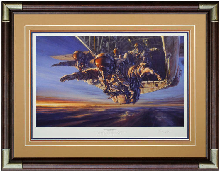Special Forces HALO by Stuart Brown Framed