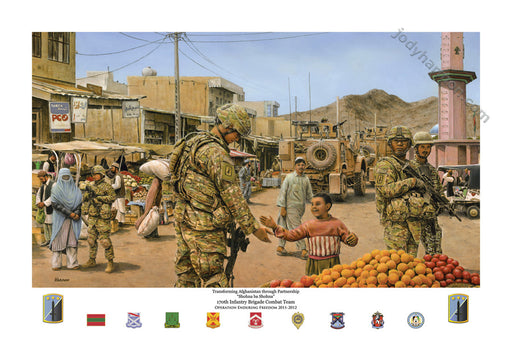 "Bayonets" limited edition fine art print signed and numbered by the artist Jody Harmon