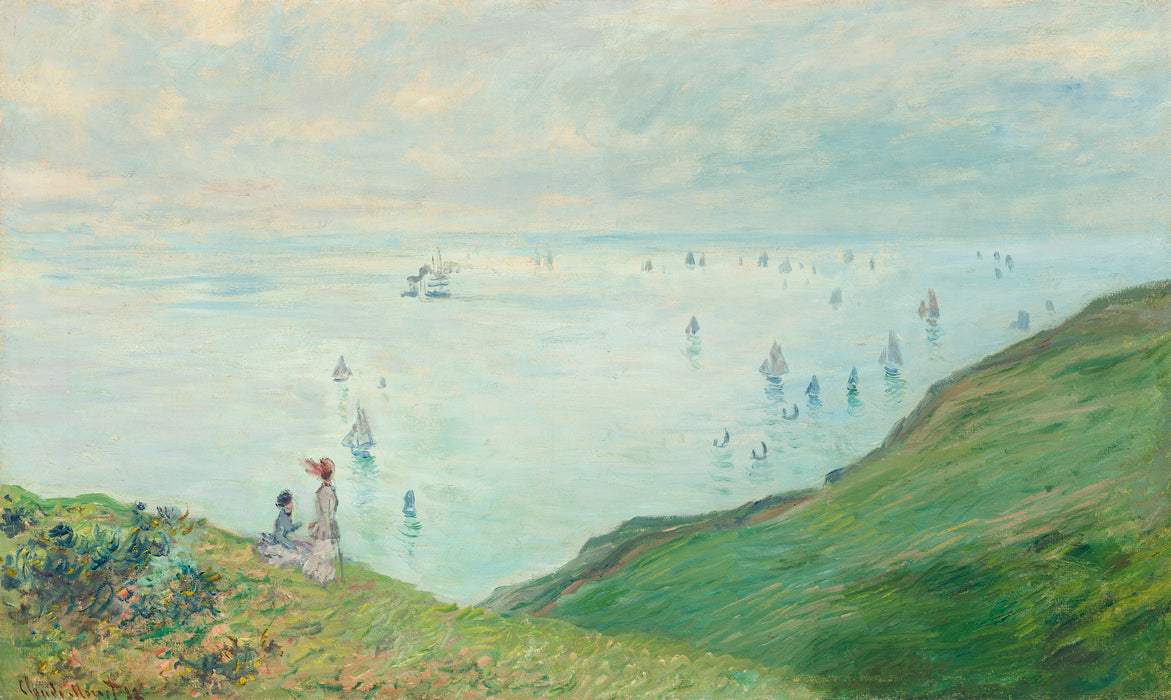 Cliffs at Pourville by Claude Monet