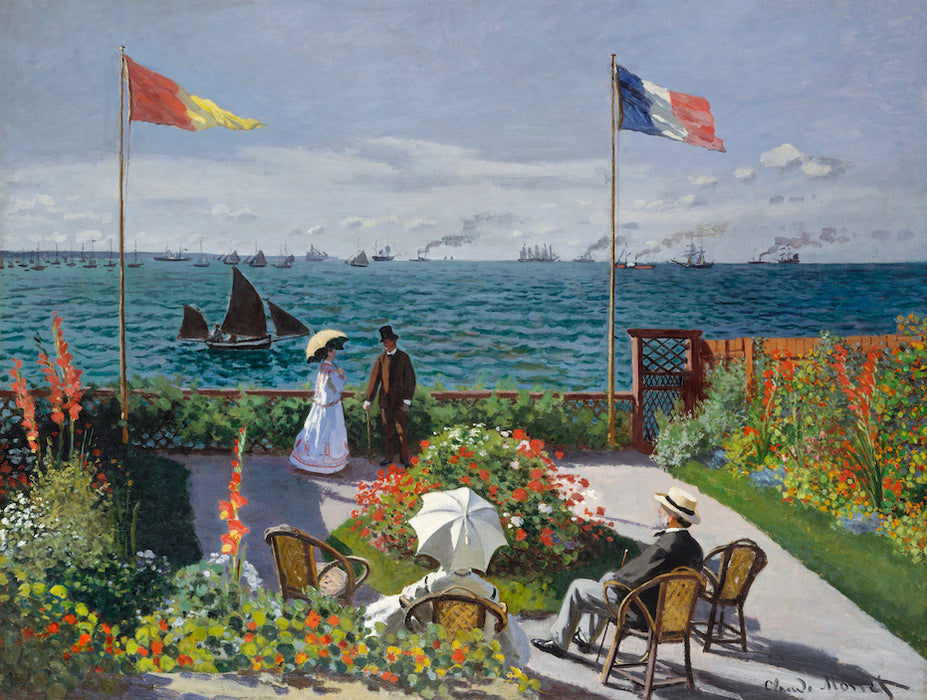 Garden at Sainte-Adresse by Claude Monet