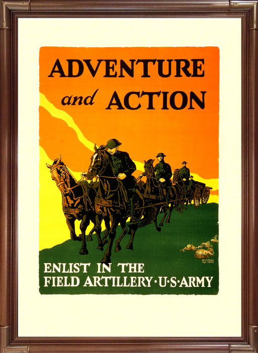 Adventure and Action - US Army Field Artillery