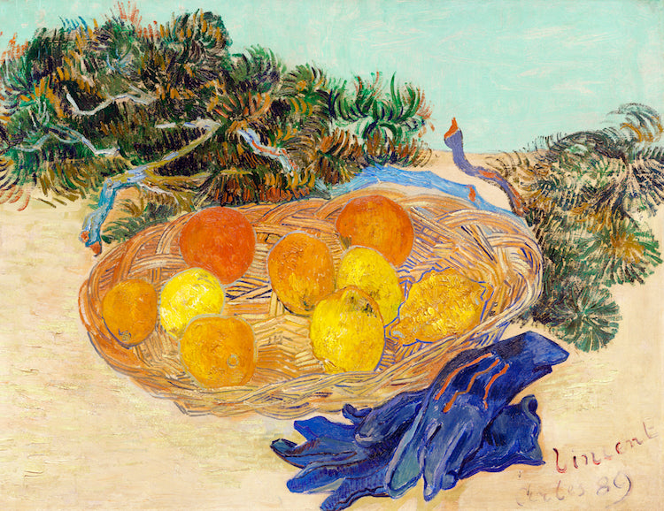 Oranges, Lemons, Blue Gloves by Vincent Van Gogh