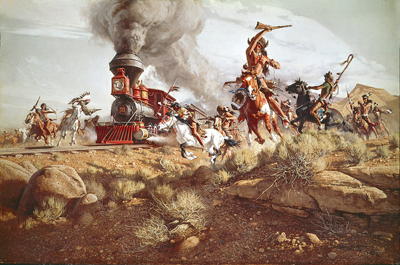 Raiding the Iron Horse by Frank C. McCarthy