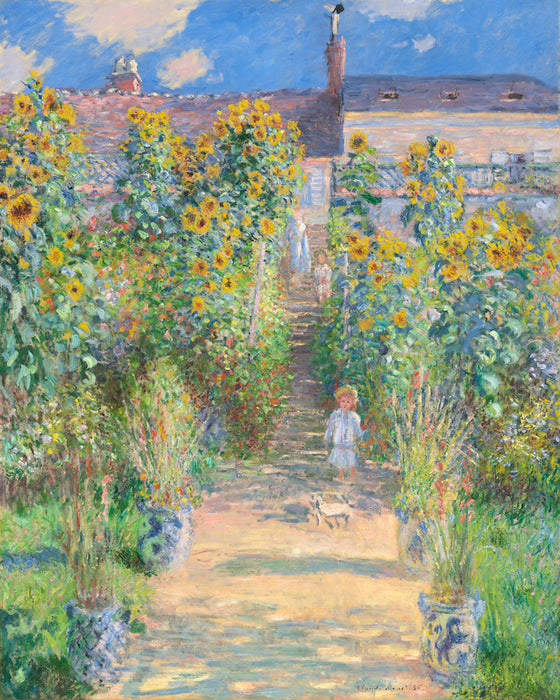 The Artist's Garden by Claude Monet