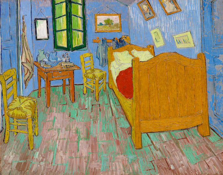 The Bedroom 1889 by Vincent Van Gogh