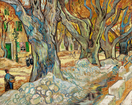 The Large Plane Trees by Vincent Van Gogh