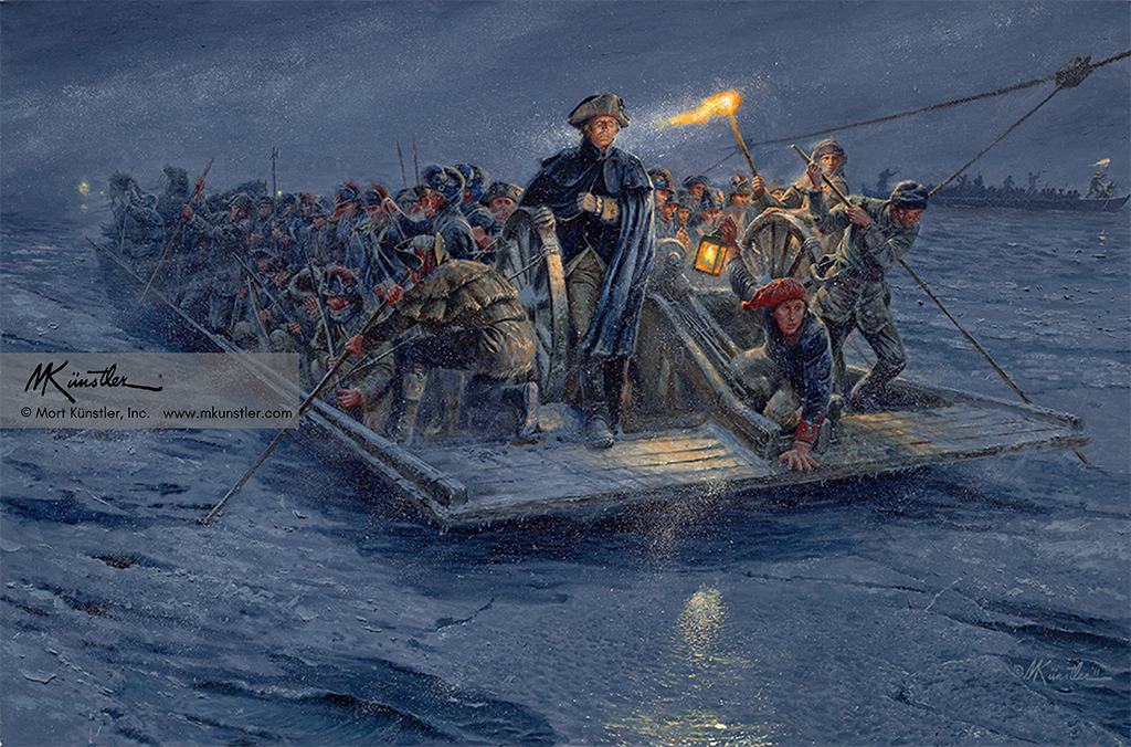 Washington's Crossing by Mort Kunstler