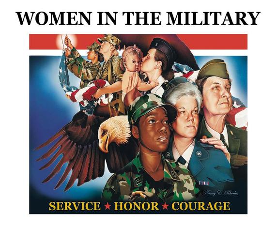 Women In The Military by Nancy E Rhodes