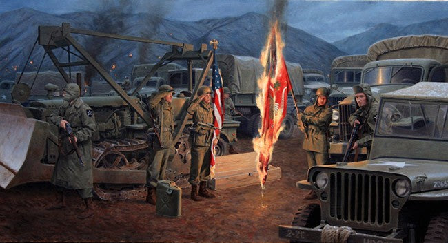 Burning Of The Colors by Larry Selman